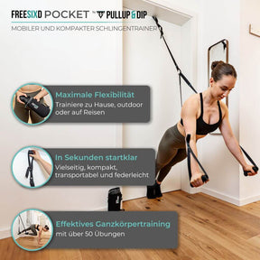 FREESIXD Pocket - Minientrenador móvil para interiores y exteriores