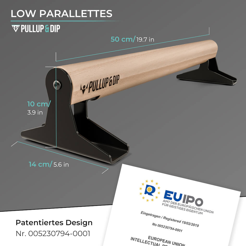 Paralelas Madera De Alta Calidad Con Mango Ergonómico De Madera y Base De Metal, Diseño Bajo o Mediano,